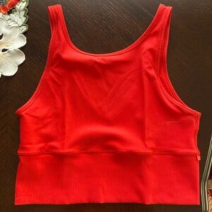 lululemon athletica Red Tank Top